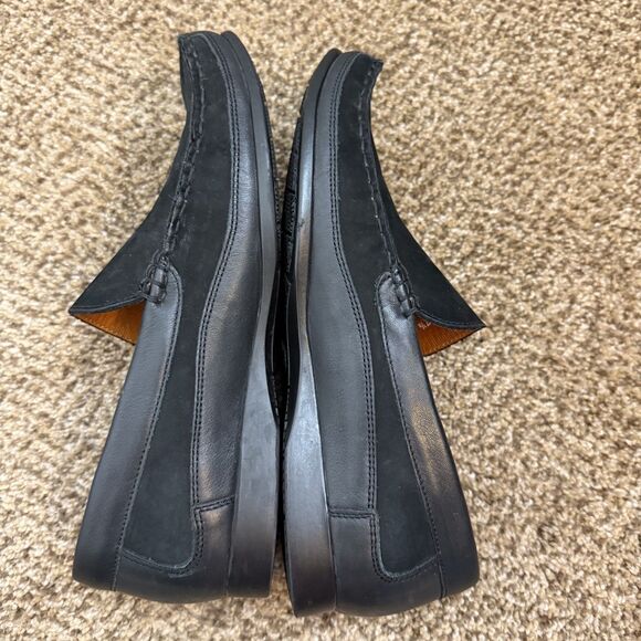 Mephisto Men's Baduard Black Suede Leather Slip-On Loafers Sz 8 Comfort - Picture 5 of 13